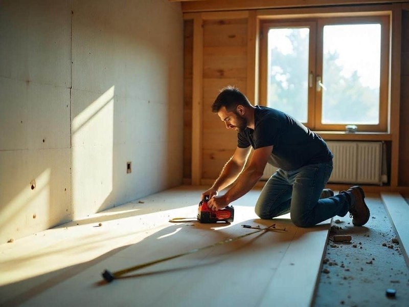 Professional flooring installation