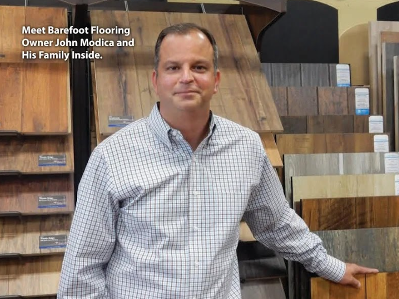 John Modica at Barefoot Flooring from Lake St Louis Living