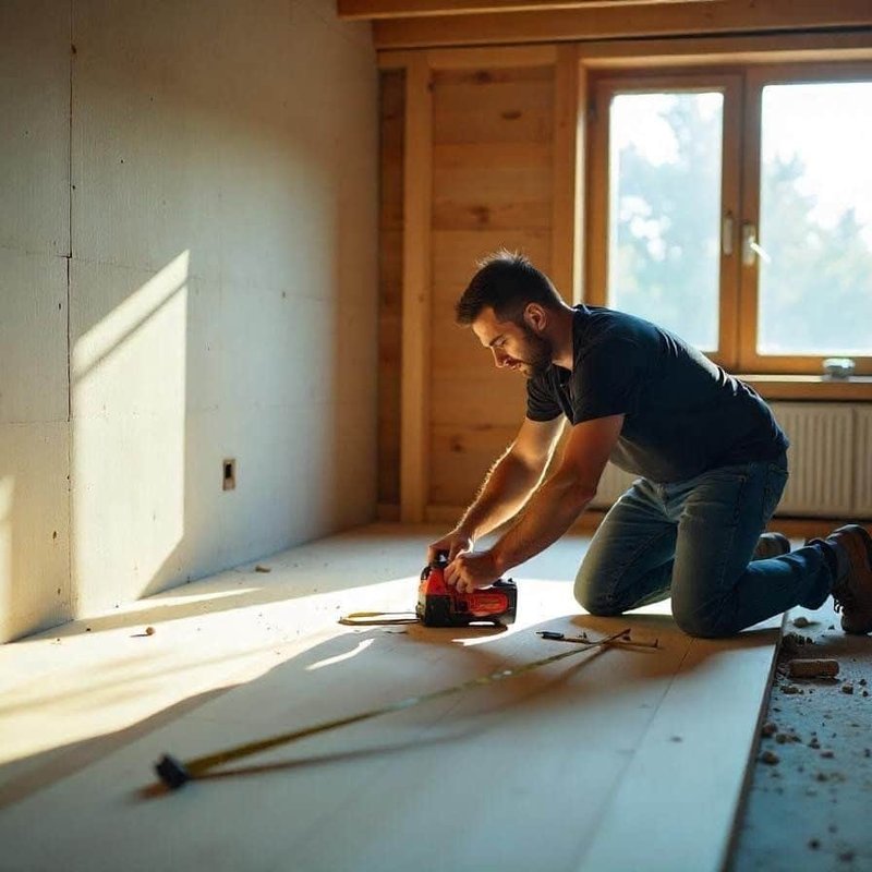 Professional flooring installation