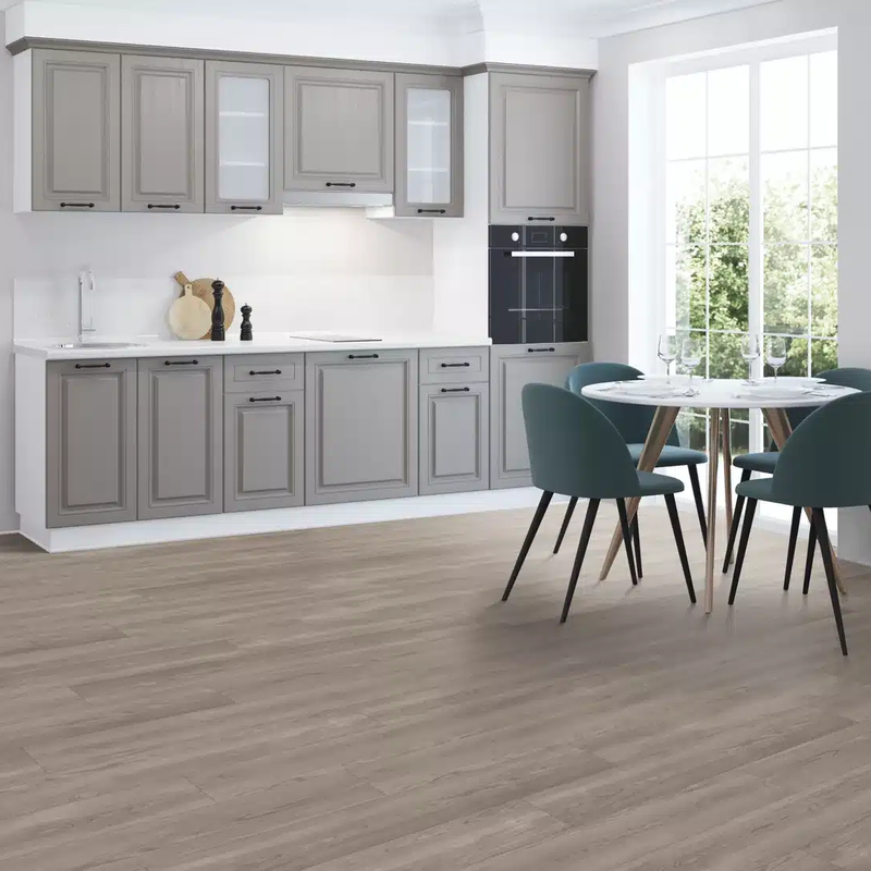 Vinyl flooring in a kitchen by Mohawk