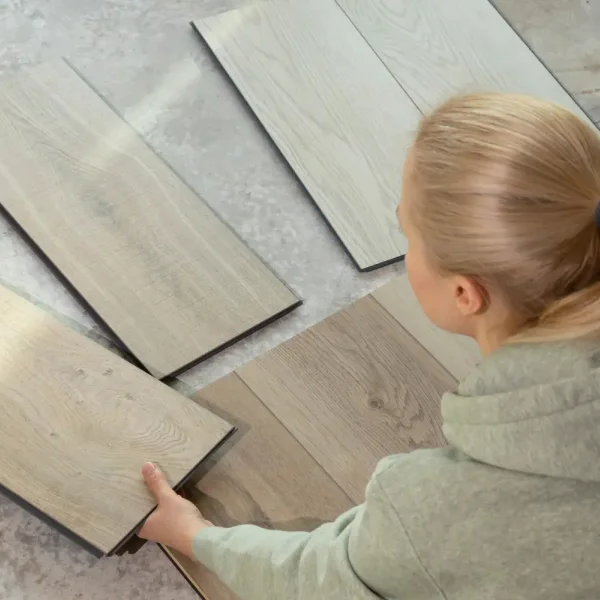 Choosing flooring samples